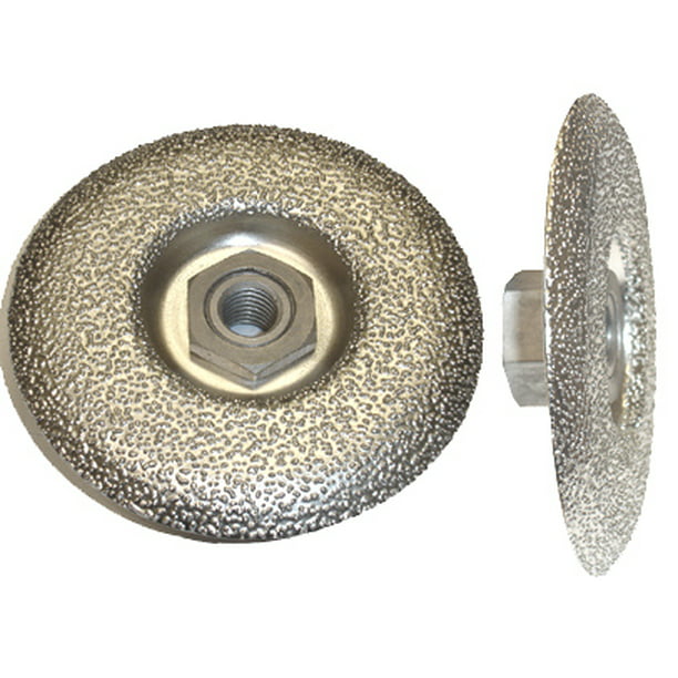 Coarse 4" Vacuum brazed diamond cup wheel/wheels